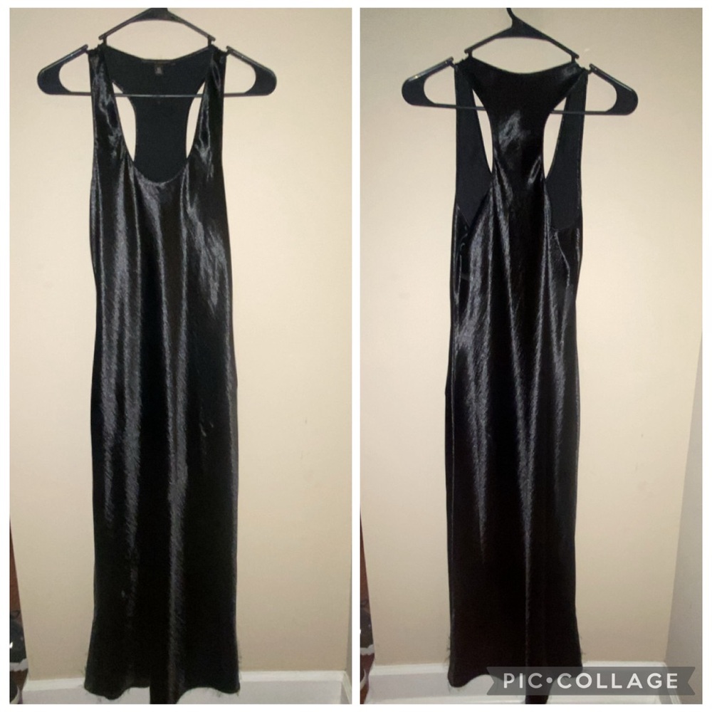Banana Republic Shimmering Black Backless Dress